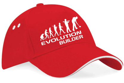 Evolution Of A Builder Baseball Cap Funny Birthday Gift For Men & Women