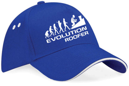 Evolution Of A Roofer Baseball Cap Funny Birthday Gift For Men & Women