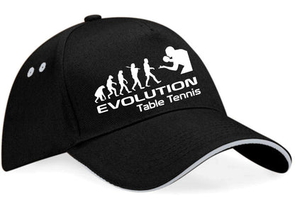 Evolution Of Table Tennis Baseball Cap Sports Birthday Gift For Men & Women