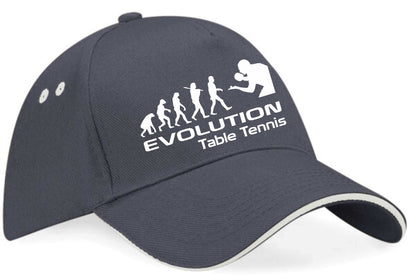 Evolution Of Table Tennis Baseball Cap Sports Birthday Gift For Men & Women