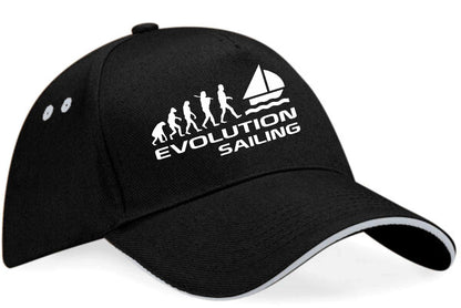 Evolution Of Sailing Baseball Cap Sports Fan Gift For Men & Women