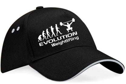 Evolution Of Weightlifting Baseball Cap Sports Fan Gift For Men & Women