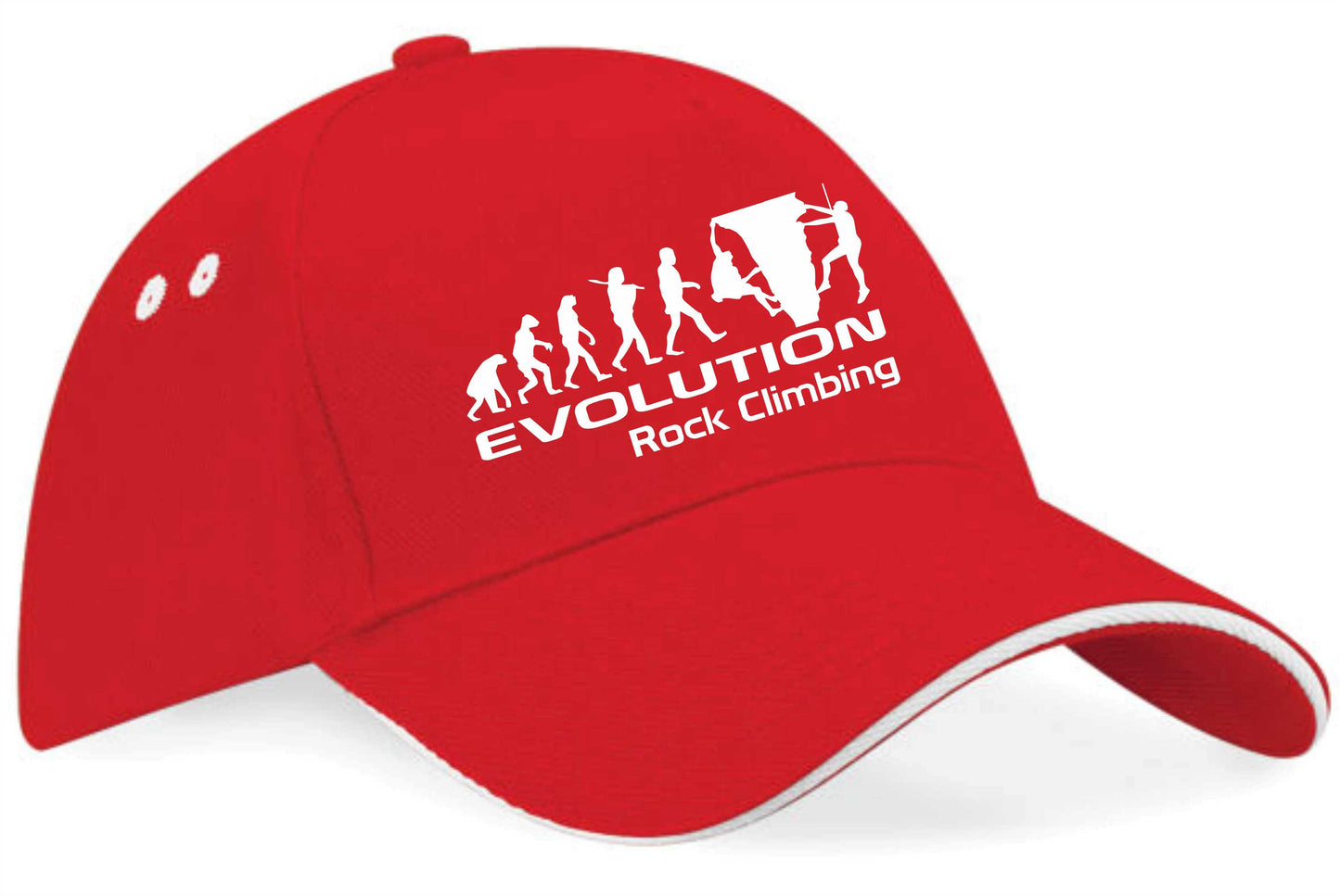 Evolution Of Rock Climbing Baseball Cap Sports Fan Gift For Men & Women