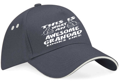 This Is What Awesome Grandad Looks Like Baseball Cap Birthday Gift For Men