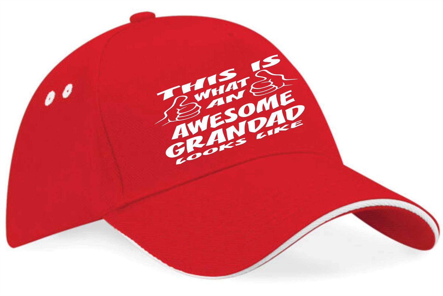 This Is What Awesome Grandad Looks Like Baseball Cap Birthday Gift For Men