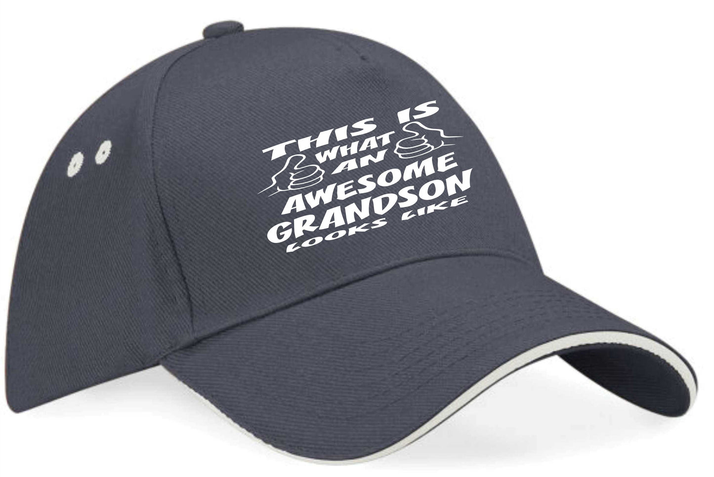 This Is What Awesome Grandson Looks Like Baseball Cap Birthday Gift For Men
