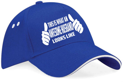 This Is What Awesome Husband Looks Like Baseball Cap Birthday Gift For Men
