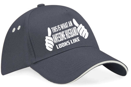 This Is What Awesome Husband Looks Like Baseball Cap Birthday Gift For Men