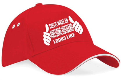 This Is What Awesome Husband Looks Like Baseball Cap Birthday Gift For Men