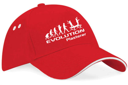 Evolution Of A Plasterer Baseball Cap Funny Birthday Gift For Men & Women