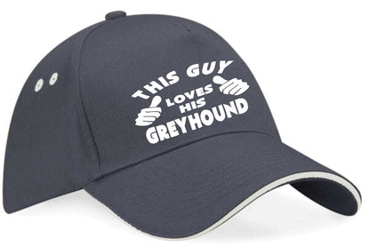 This Guy Loves His Greyhound Baseball Cap Dog Lover Birthday Gift For Men
