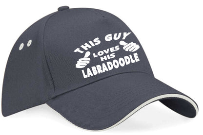 This Guy Loves His Labradoodle Baseball Cap Dog Lover Birthday Gift For Men