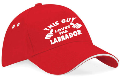 This Guy Loves His Labrador Baseball Cap Dog Lover Birthday Gift For Men