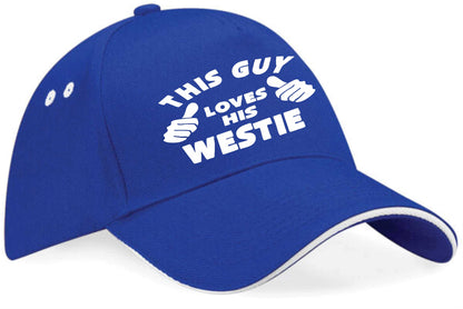This Guy Loves His Westie Baseball Cap Dog Lover Birthday Gift For Men