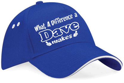 Dave Baseball Cap Funny Slogan Birthday Gift For Men