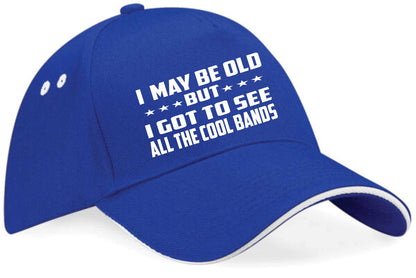 May Be Old Seen Cool Bands Baseball Cap Birthday Gift For Men & Ladies