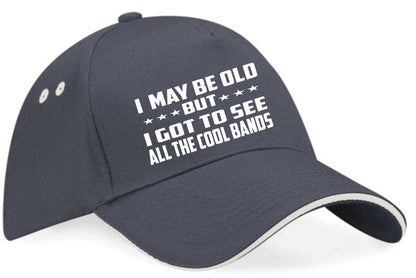 May Be Old Seen Cool Bands Baseball Cap Birthday Gift For Men & Ladies