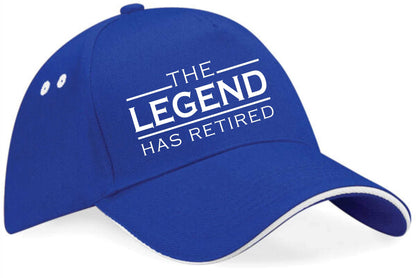 The Legend Has Retired Baseball Cap Retirement Gift For Men & Ladies