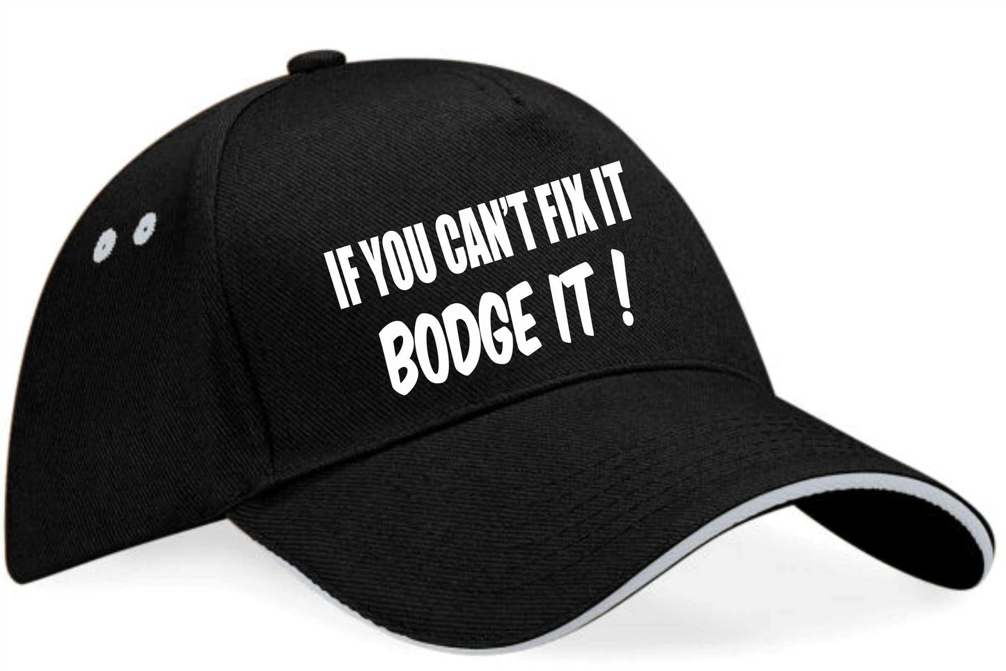 Can't Fix It Bodge It Baseball Cap Funny Slogan Birthday Gift For Men & Ladies