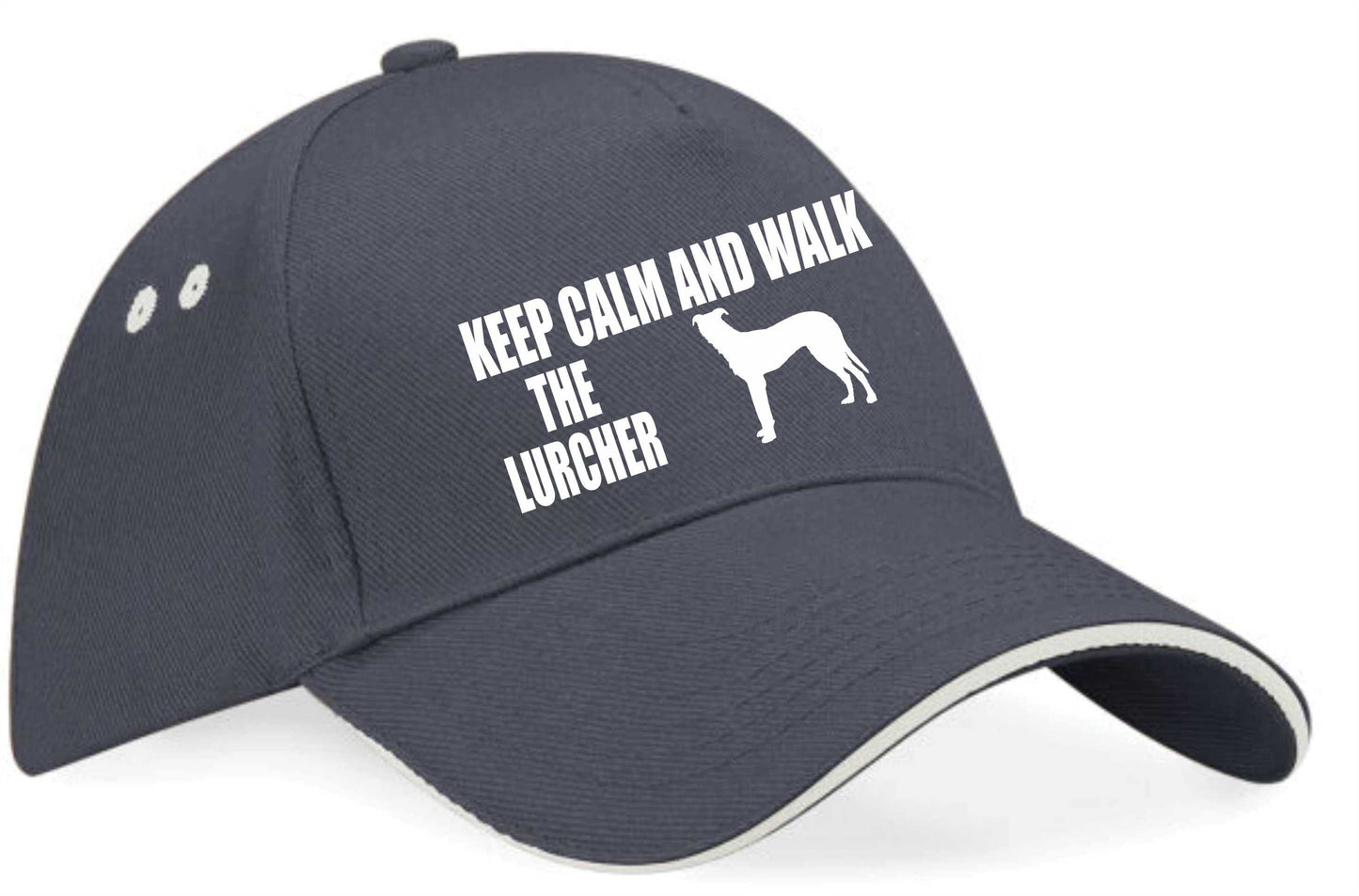 Keep Calm Walk The Lurcher Baseball Cap Dog Lovers Gift For Men & Ladies