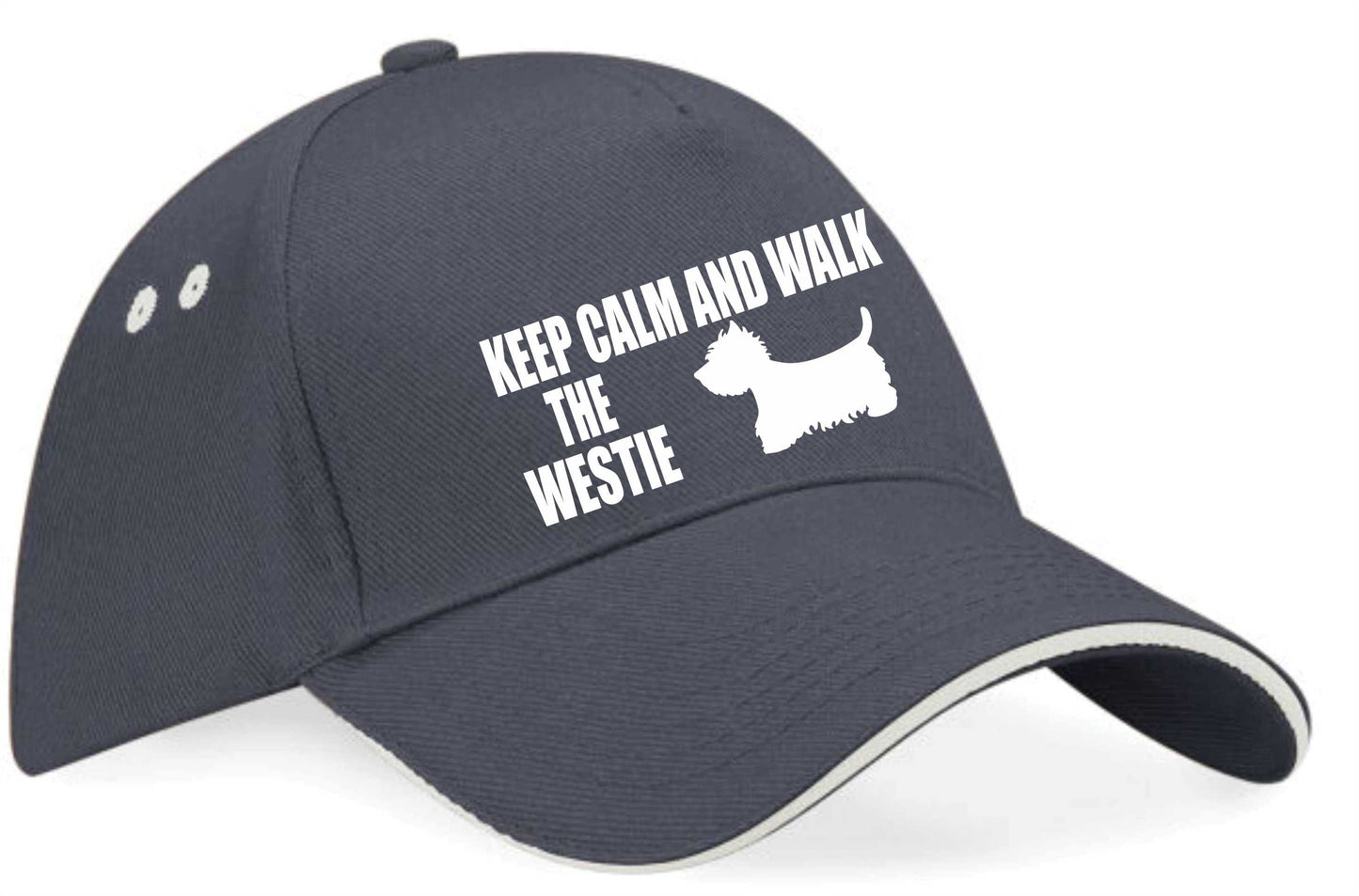 Keep Calm Walk The Westie Baseball Cap Dog Lovers Gift For Men & Ladies