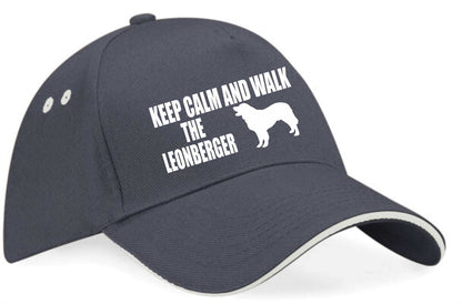 Keep Calm Walk The Leonberger Baseball Cap Dog Lovers Gift For Men & Ladies