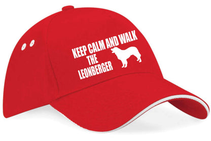 Keep Calm Walk The Leonberger Baseball Cap Dog Lovers Gift For Men & Ladies
