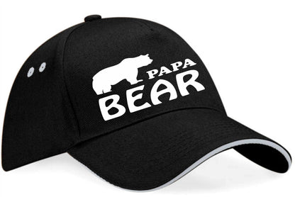 Papa Bear Baseball Cap Father's Day Birthday Gift For Men