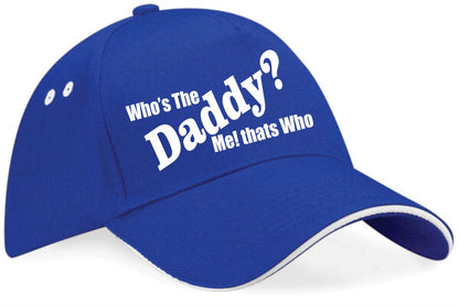 Who's The Daddy Baseball Cap New Dad New Baby Gift For Men