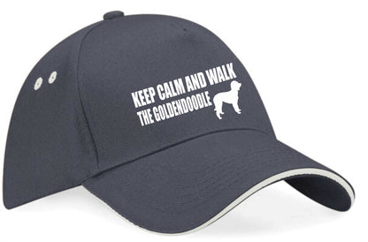 Keep Calm Walk The Goldendoodle Baseball Cap Dog Lovers Gift For Men & Ladies