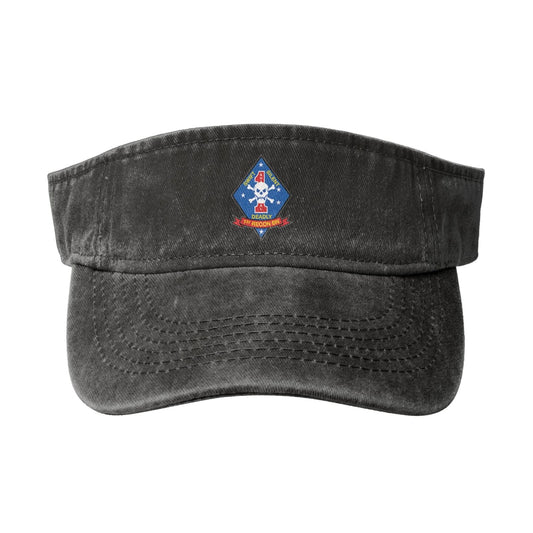 1st Recon Bn Color Printing adjustable Empty Top Baseball Sun Cap unisex outdoor sport hat veterans gift