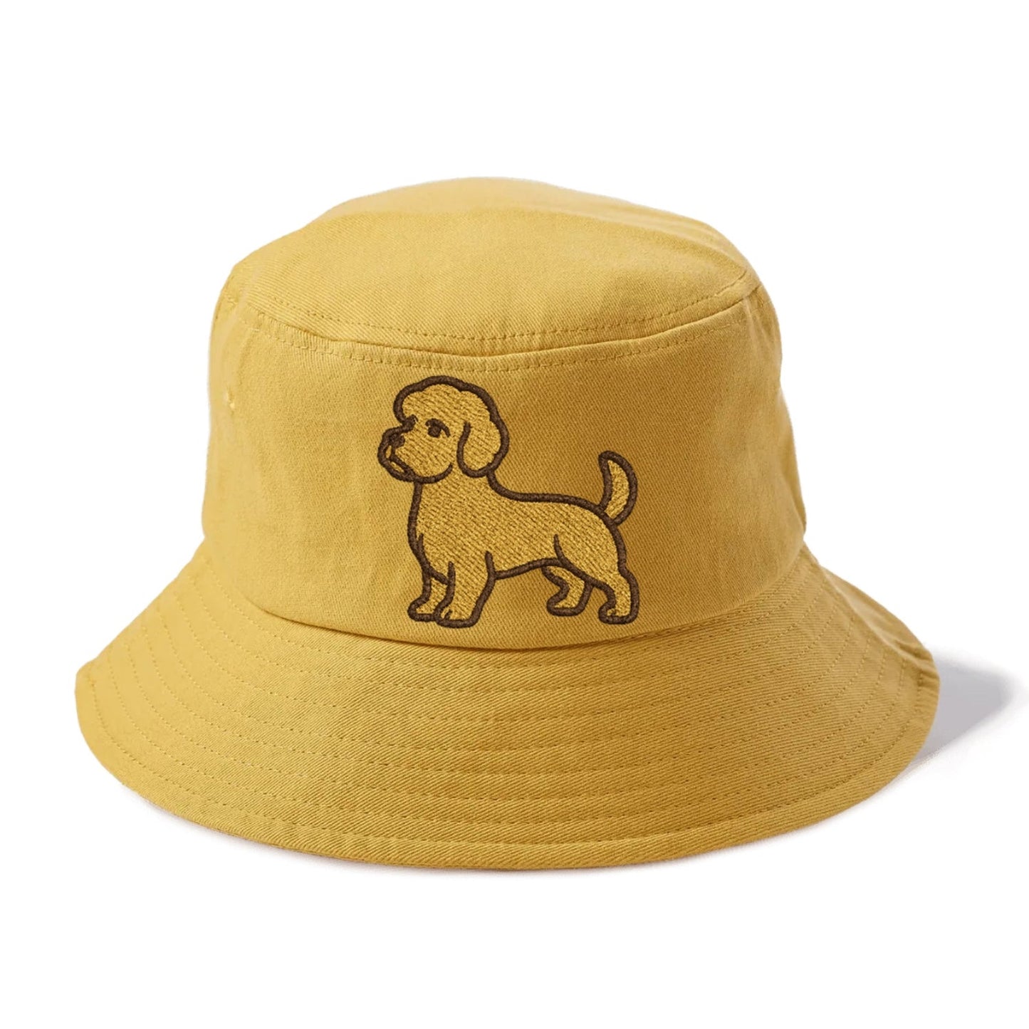 Dandie Dinmont Terrier Mustard Colored Pose Bucket Hat