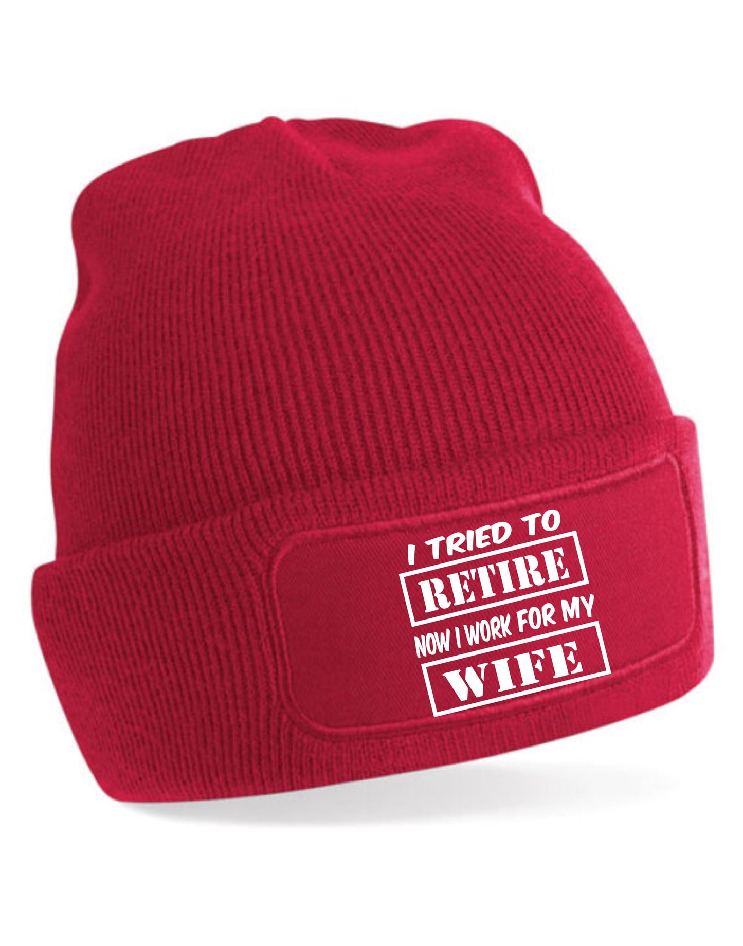 I Tried To Retire Beanie Hat Perfect For Retirement Gift For Men & Ladies