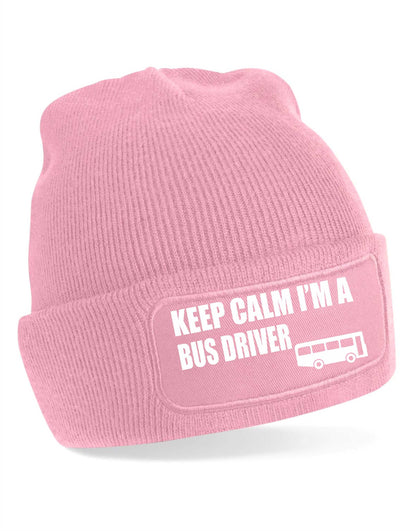 Keep Calm I'm A Bus Driver Beanie Hat Birthday Gift For Men & Ladies