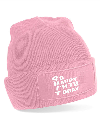 Beanie Hat Funny 70th Birthday Gift For Men & Ladies 70 Year Old Present