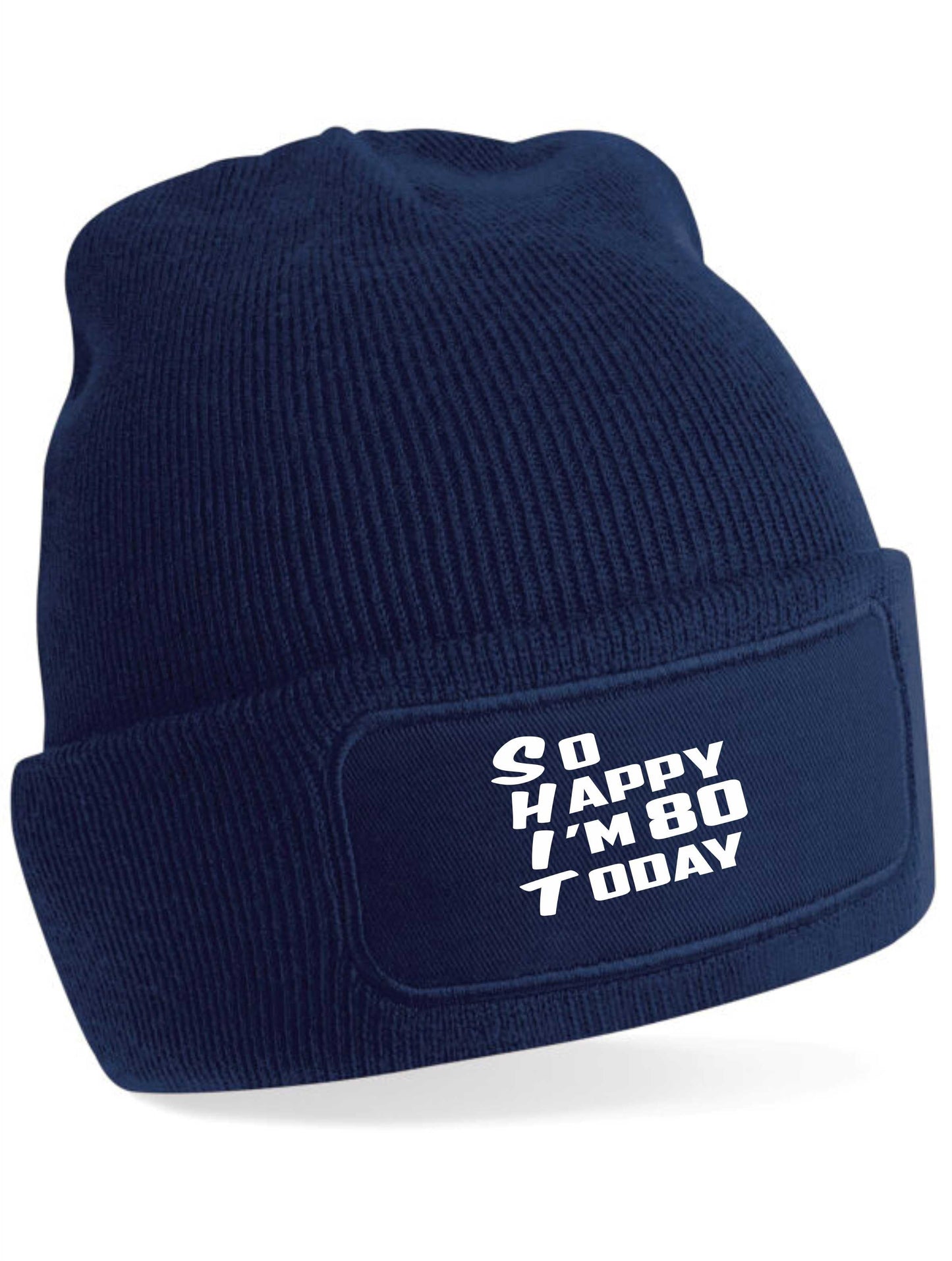 Beanie Hat Funny 80th Birthday Gift For Men & Ladies 80 Year Old Present