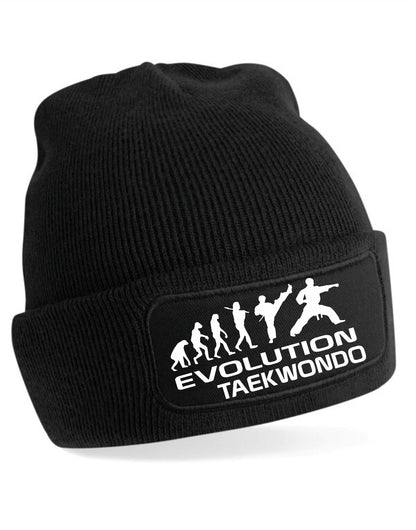 Evolution Of Taekwondo Beanie Hat Martial Arts Birthday Gift For Men & Ladies