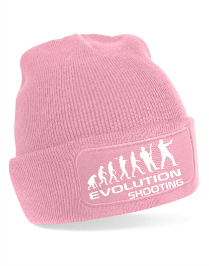 Evolution Of Shooting Beanie Hat Clay Pigeon Gift For Men & Ladies
