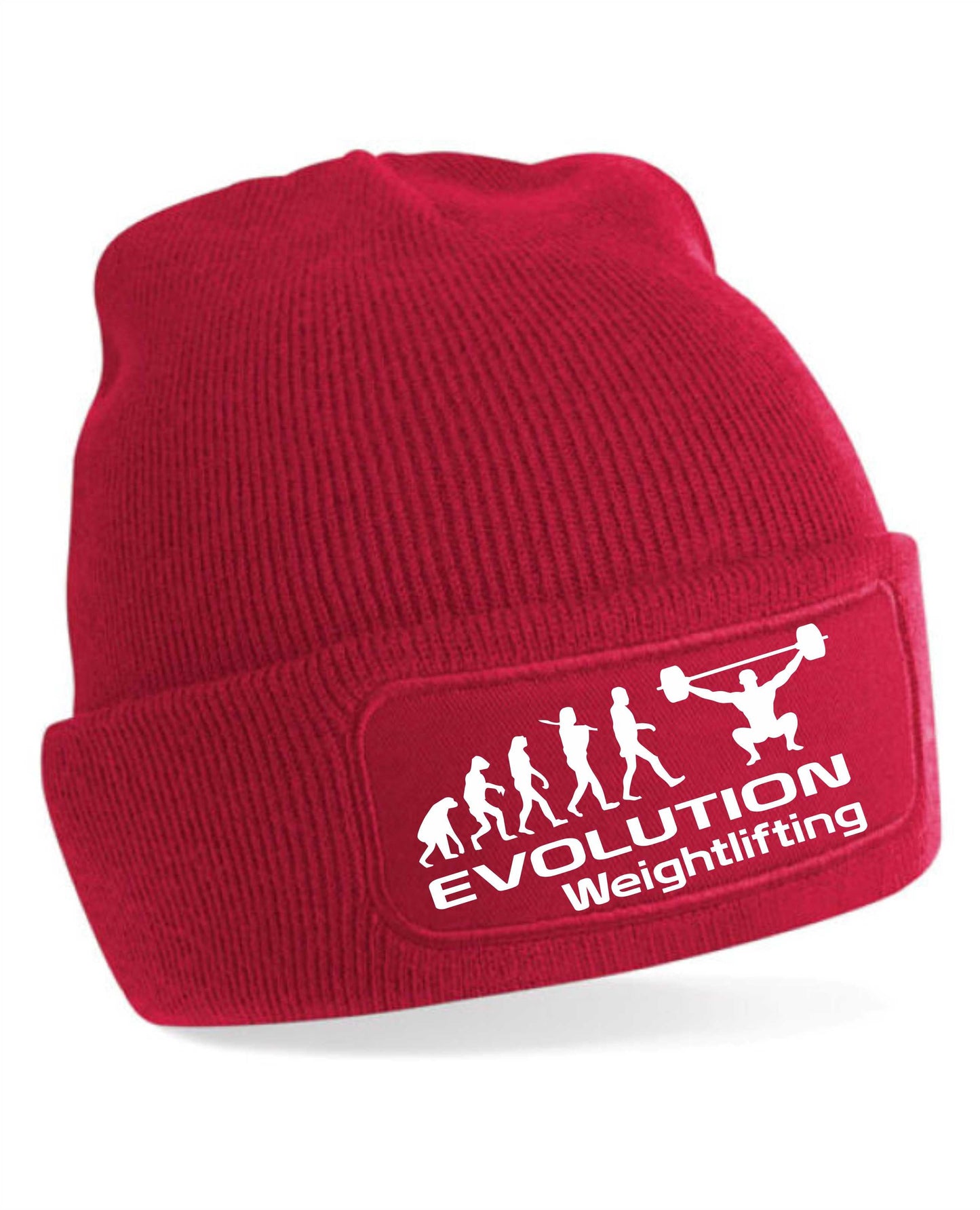 Evolution Of  Weightligting Beanie Hat Sport Birthday Gift For Men & Ladies