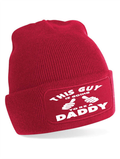 This Guy Is Going To Be A Daddy Gift For Men Fathers Day Beanie Hat