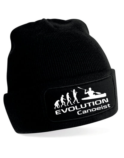 Evolution Of Canoeist Beanie Birthday Gift Great For Men & Women
