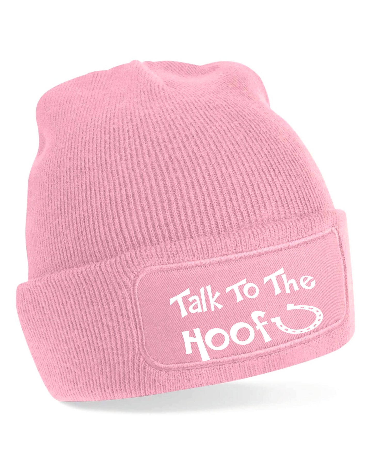 Talk To The Hoof Beanie Hat Horse Riding Gift Great For Men & Women