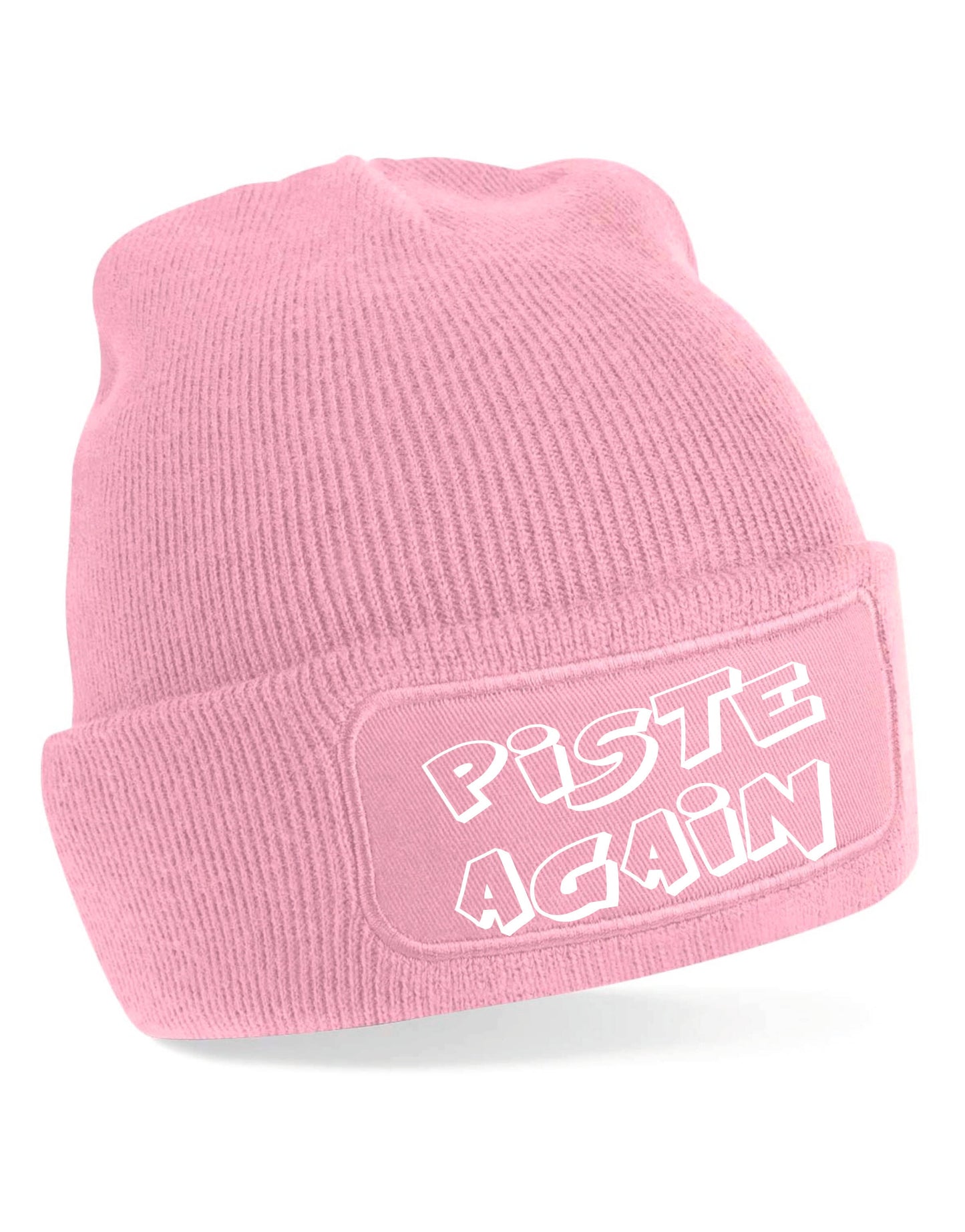 Piste Again Beanie Hat Skiing Snowboarding Gift Great For Men & Ladies