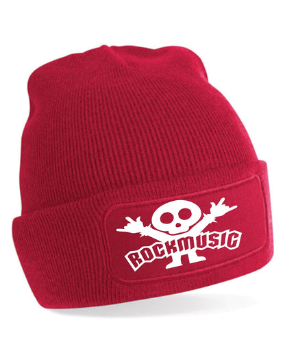 Rock Music Beanie Hat Music Lover Gift For Men & Ladies