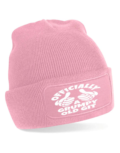 Officially A Grumpy Old Git Beanie Hat Birthday Father's Day  Gift For Men
