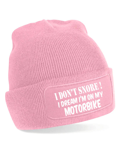 I Dream On My Motorbike Beanie Hat Birthday Gift Great For Men & Ladies