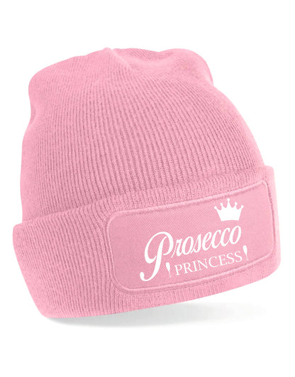 Prosecco Princess Beanie Hat Birthday Hen Party Gift For Ladies