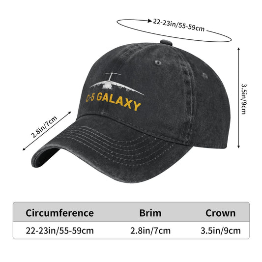 C-5 Galaxy Printed unisex baseball cap adjustable cap outdoor sunshade trucker hat