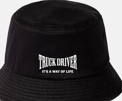 Truck Driver It's A Way of Life Bucket Hat Birthday Gift for Men & Ladies