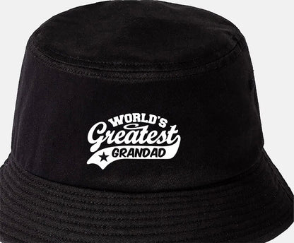 Bucket Hat Greatest Grandad Birthday Father's Day Present Gift For Him